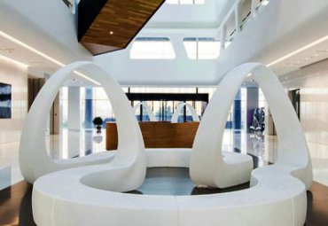 玻璃鋼座椅-商場(chǎng)公園廣場(chǎng)大型幾何座椅雕塑