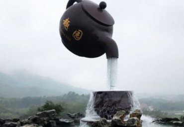 玻璃鋼天壺雕塑-園林廣場茶樓庭院大型天壺噴泉景觀雕塑