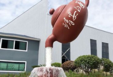 玻璃鋼天壺雕塑-庭院廣場園林景觀大型天壺流水?dāng)[件