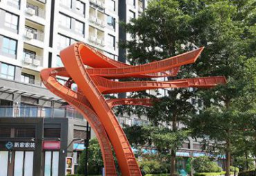 廣場不銹鋼抽象造型景觀雕塑