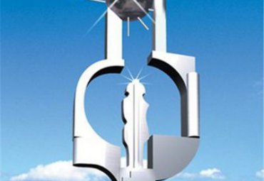 廣場(chǎng)不銹鋼抽象鑰匙雕塑